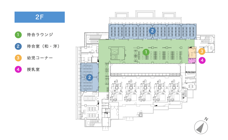 2F　配置図